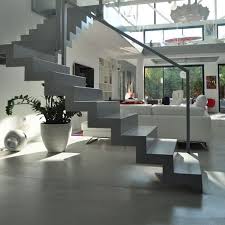 Particuliers Salle De Bain Beton Cire Angers Architecte D Interieur Decorateur Maine Et Loire Beton Cire Decorat Escalier Beton Escalier Escalier Design