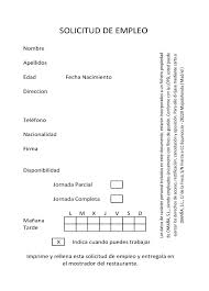 Solicitud De Empleo Mcdonald S Lo Has Entendido Bien Ahora Entonces Eres Capaz De Rellenar Esta Solicitud De Spanish Teacher Teaching Spanish Spanish Class