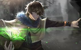 1080p High Resolution Wallpaper Black Clover Wallpaper Phone Download Wallpapers Yuno Book Neon Lights Manga Black Clover Black Clover Anime Black Clover Manga Anime