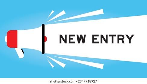 Color Megaphone Icon Word New Entry Stock Vector (Royalty Free) 2347718927 | Shutterstock