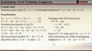 Metode pembuktian ini digunakan untuk membuktikan pernyataan yang bergantung pada bilangan bulat positif. Contoh Soal Materi Persamaan Lingkaran Kelas 11 Jawabanku Id