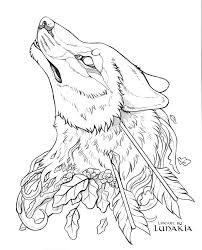 Related Image Wolf Drawing Tattoo Wolf Face Animal Coloring Books