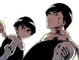 Rock Lee Father With Son Metal Lee Rock Lee Naruto Lee Naruto Anime Naruto