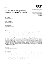 The fun—and stress—can multiply when you're a parent in a big family. Pdf The Benefits Of Family Literacy Provision For Parents In England