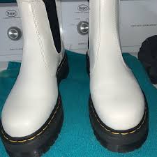 Dr doc martens 2976 ys schuhe leder chelsea boots unisex stiefelette 22227001. Dr Martens Shoes Dr Martens 2976 Platform Chelsea Boot White Poshmark