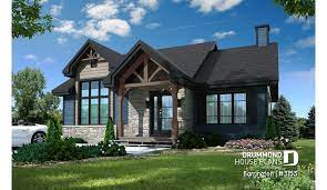 The exterior combines stucco, wood, and commercial glass to give the home great curb appeal. House Plan 2 Bedrooms 1 Bathrooms 3153 Drummond House Plans