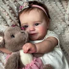Jade Warner Reborn Animal Kits Reborn Dolls Baby Alive Ella Ella Full Body  Un Painted Silicone
