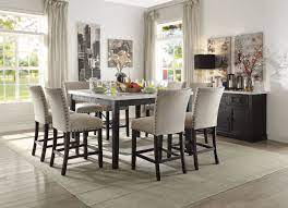Looking for a good counter height dining table can be a daunting task, especially if you don't. Nolan White Marble Top Counter Height Dining Table