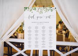 Wedding Seating Chart Wedding Seating Plan Alphabetical