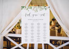 wedding seating chart wedding seating plan alphabetical