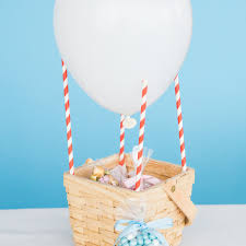 I love hot air balloons! Up Up And Away It S A Hot Air Balloon Baby Shower Martha Stewart