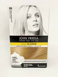 2 for £12 on selected john frieda hair colour. John Frieda Precision Foam Permanent Hair Colour 9n Light Natural Blonde New For Sale Online