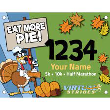 There are lots of virtual options to keep you active and engaged — just select virtual activities as your location, and you're ready to go. Eat More Pie Virtual Strides