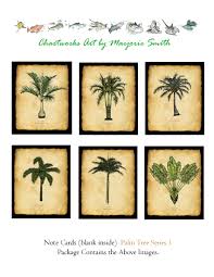 Palm Tree Cards Series 1b Florida Palm Tree Note Cards
