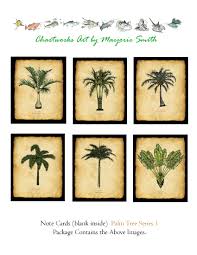 Palm Tree Cards Series 1b Florida Palm Tree Note Cards