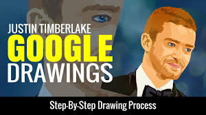 Step By Step Google Drawings Vector Portraits Lesson Vector Portrait Illustrator Portrait Tutorial Drawings
