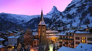 Here at dzbc.org you can download more than three million wallpaper collections uploaded by users. Wallpaper Switzerland Zermatt Swiss Alps Mountains Snow Houses Night Lights 3840x2160 Uhd 4k Picture Image