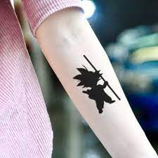 Some of these tattoos feature symbols that will only be noticed by the most diehard of fans, while others are small enough to be easily hidden. Kid Goku Super Saiyan Dragon Ball Z Temporary Tattoo Sticker Ohmytat