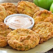 Fried Green Tomatoes Melissassouthernstylekitchen Com In 2020 Green Tomato Recipes Fried Green Tomatoes Recipe Recipes