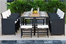 Les meubles de jardin en plastique peuvent être constitués de différents matériaux et sont souvent très bon marché. Ensemble Repas De Jardin Encastrable 8 Personnes Botanica Beau Rivage Pas Cher Salon De Jardin Cdiscount Iziva Com