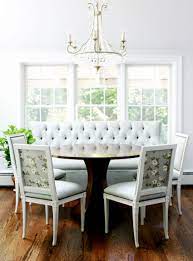 Select from round, oval, rectangular, and extension dining tables; A Dated Kitchen Gets A Stunning Modern Makeover Dining Room Trends Dining Room Furniture Design Dining Table With Bench