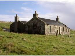 Croft Land With Derelict Cottage For Sale Beautiful Secluded Position By The Sea Yell Picture 1 Scottish Cottages Cottages By The Sea Cottage
