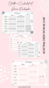 Jetzt ausprobieren mit ♥ chefkoch.de ♥. Dein Wochenplan Zum Ausdrucken Feiersun De
