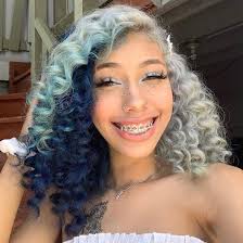 Rubee 3 Live On Tiktok Aesthetic Hair Hair Inspiration Split Dyed Hair
