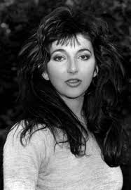 Image of Britische Sängerin Kate Bush, 5. August 1985 (s/w Foto) by Unknown  photographer, (20th century)