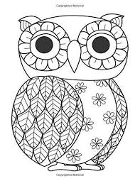 Blank Book Journal Owl Zentangle Cover Diary Notebook 8 5 X 11 Size 120 Gray Lined Pages Color The Cover Boyama Sayfalari Mandala Boyama Sayfalari Ve Nakis Desenleri