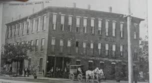 Hotel Then U C Davis Funeral Home Morris Illinois Grundy County Hometown