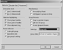 You have to unlock the shape's protection first. Working With Groups Microsoft Visio Version 2002 Inside Out Inside Out Microsoft