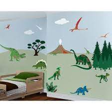 Walmart My Wonderful Walls Dinosaur Days Wall Stencil Kit My Wonderful Walls Stencils Wall Dinosaur Room