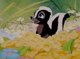The original bambinovels are set in europe, a continent with no native skunks of its own. Flower Bambi Wiki Fandom