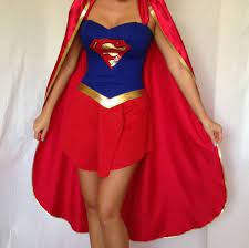 Supergirl Costume Diy Google Search Supergirl Costume Supergirl Costume Diy Easy Superhero Costumes