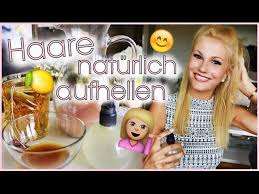 Unsere natur hat die lösung: Haare Naturlich Aufhellen Diy Und Tipps Youtube
