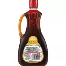 Aunt Jemima Syrup, Lite, Natural Butter Flavor 24 Oz | Pancake Mixes & Syrup  | Deca