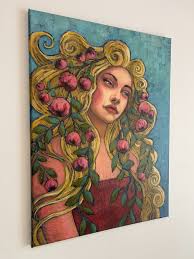 B U T T E R S C O T C H 18”x24” original painting