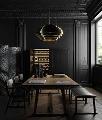 Winner Render In Render It Black Contest By Design Connected Interior Design 3d Modeling Rendering By V Black Dining Room Luxury Dining Luxury Dining Room