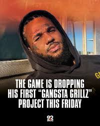The Game has announced that his first ever #GangstaGrillz tape is dropping  THIS FRIDAY 🎯 The 19 track Gangsta Grillz project titled “EVERY MOVIE NEEDS  A TRAILER” is the precursor to Game's