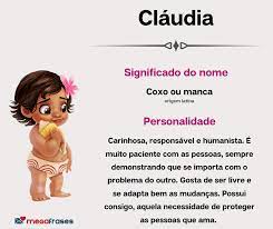 Significado Do Nome Claudia Curiosidades Mensagens