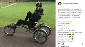 Some people are on or off line, jelle's life is all about being on track. Jelle Van Gorkom Revalideert Op Driewieler Van Van Raam Van Raam