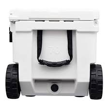 Rolling coolers are very easy to move around due to the. Driftsun 70qt Wheeled Ice Chest Heavy Duty High Performance Roto Molded Commercial Grade Insulated Rolling Cooler White Pricepulse