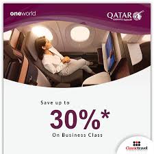 Experience A Journey Like Never Before Book With Us And Save Up To 30 On Qatar Airways Valid For Business Class Only Business Class Qatar Airways Business