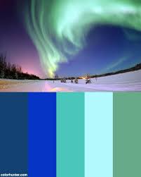 Aurora Borealis The Colored Lights Seen In The Skies Around The North Pole The Northern Light Beautiful Christmas Scenes Nature Color Palette Aurora Borealis