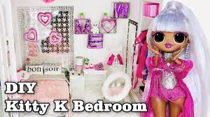 Don't forget to have a look at our selection of beds and. Amazing Diy Lol Surprise Omg Room Kitty K S Bedroom With Real Lights Youtube Omg Dolls Lol Dolls Lol Omg Dolls