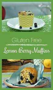Gluten Free Lemon Berry Muffins Delicious Recipes With Gfjules Recipe Gluten Free Recipes For Breakfast Gluten Free Muffins Berry Muffins