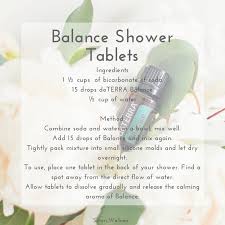 Essential Oil Shower Tablets Shower Tablets Essential Oils Essential Oil Blends