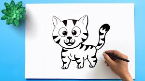 Tiger drawing for kids tiger face drawing simple face drawing cartoon tiger cartoon faces cartoon drawings animal. How To Draw A Tiger For Kids Baby Tiger Drawing For Beginners Youtube