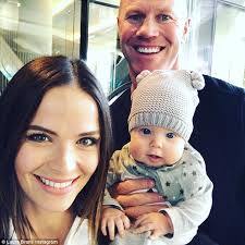 Lauren Brant flaunts her toned physique